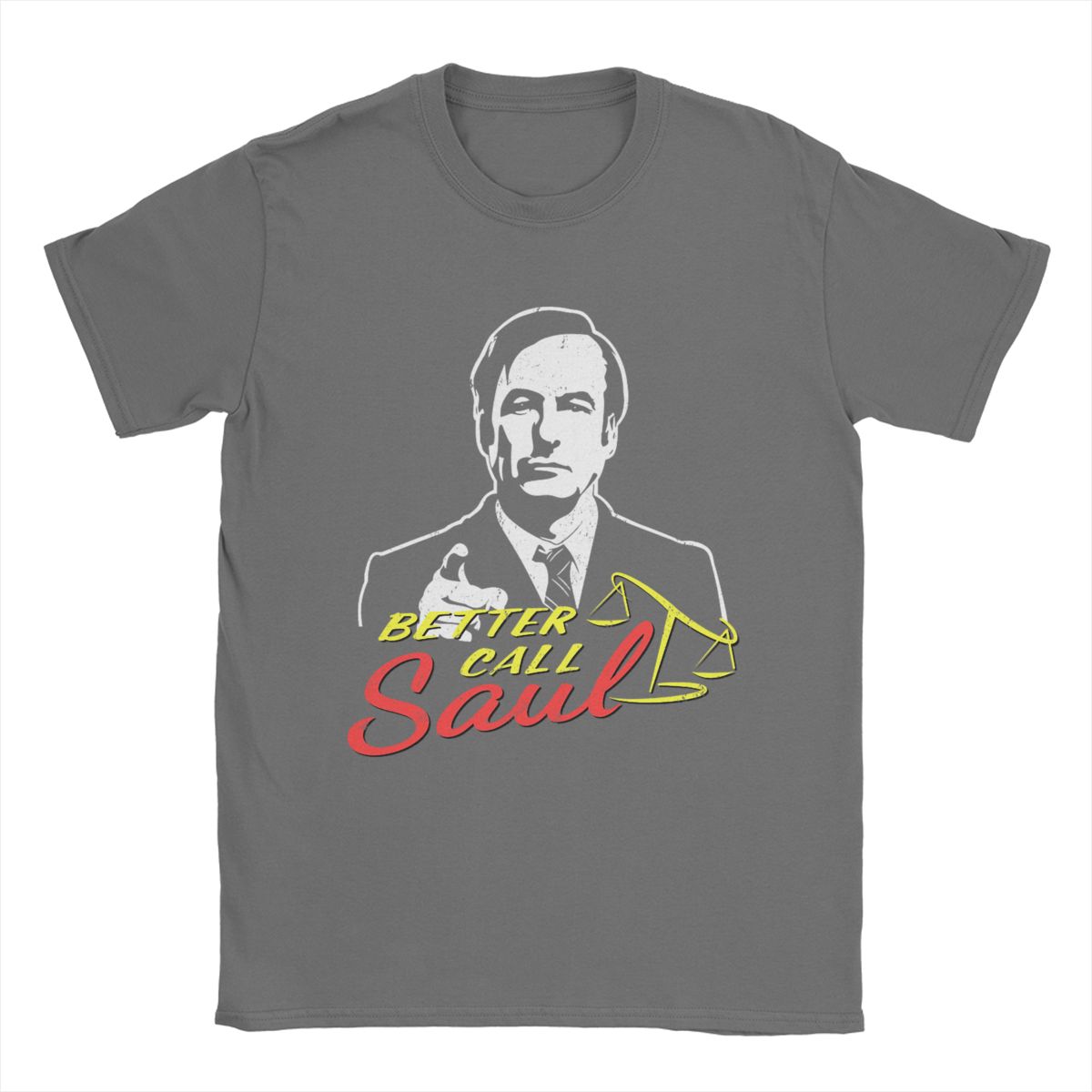

Винтажная футболка Better Call Saul для мужчин с круглым вырезом 100% хлопок футболки с коротким рукавом футболки одежда для вечеринок S темно серый