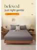 Solid Color Sheet Fitted Flannel Comfortable Skinfriendly Cotton Dustproof Protection For Singledouble Beds