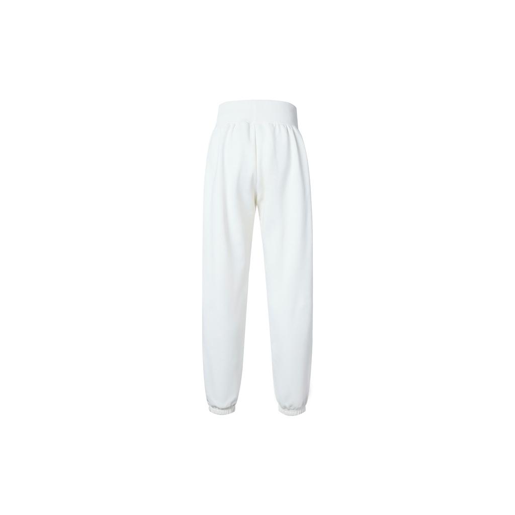 Nike High-Waisted Drawstring Casual Pants With Solid Color Logo Women Bottoms Milk-White DQ5887-133