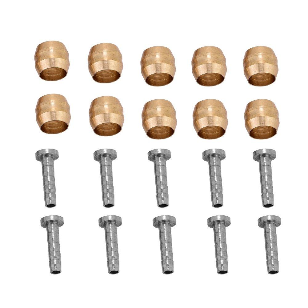 Alomejor 10 Sets for Shimano Hydraulic Brake Hose Processing Connector