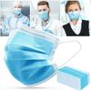 50pk 3layer Disposable Face Civil Masks Dustproof Threelayer Filter Adult