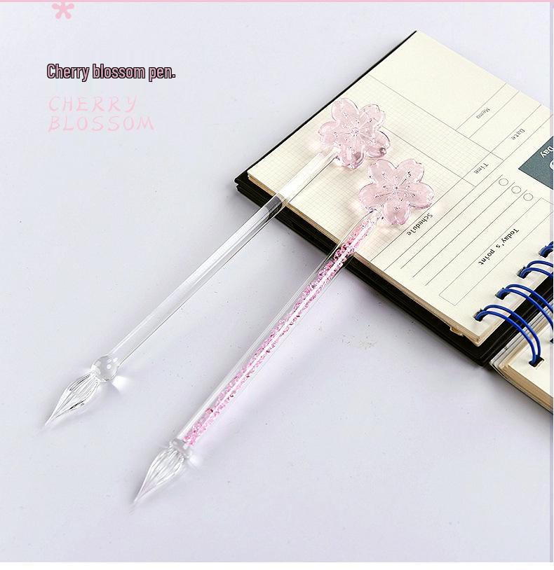 Farbige Glas-Dip-Feder Geschenkbox - Signatur & Kreativer Swatch-Stift