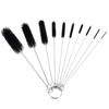 10/13Pcs Nylon Cleaning Brushes Set Tube Bottle Straw Washing Cleaner Bristle Kit Glasses Keyboard Household Car Cleaning Tool