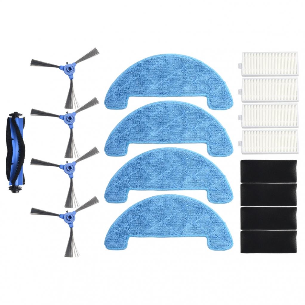 Για Coredy R550 R600 R650 R750 Ανταλλακτικό Κύριο πλαϊνό φίλτρο σφουγγαρίστρας κουρελιού