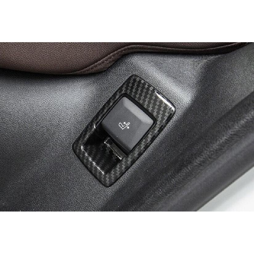 Rear Seat Button Switch Carbon Fiber For BMW X3 G01 X4 G02 Cover Trim 2018-2021