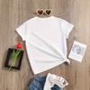 Girls' Casual Easter Bunny Pattern T-shirt for Summer, Children's Fashionable Short-sleeved T-shirt