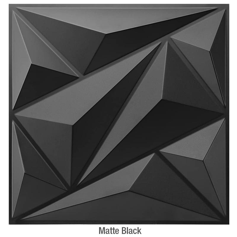 30 x 30 cm, 3D-Kunst-Dekor, 3D-Wandpaneel, Zuschnitt, geometrische Diamanten, geschnitzte Holzfliesen, Klebstoffe, Unterseite, nicht selbstklebender 3D-Wandaufkleber