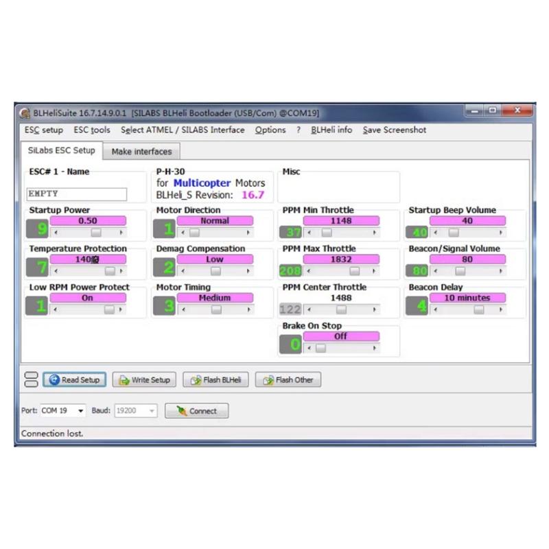 BL-S BL-32 Mini USB Linker Programmer Brushless ESC BLHeli Parameters Setters Open Source Speed Controlled Programming