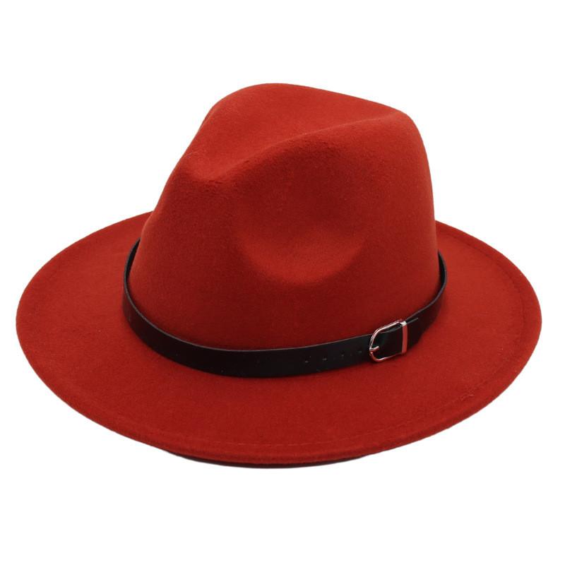 Ethnic Style Vintage Fedora Hat With Wide Brim For Women And Men