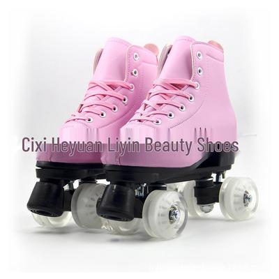 Patines de Ruedas de Doble Fila con Luces para Adultos y Niños