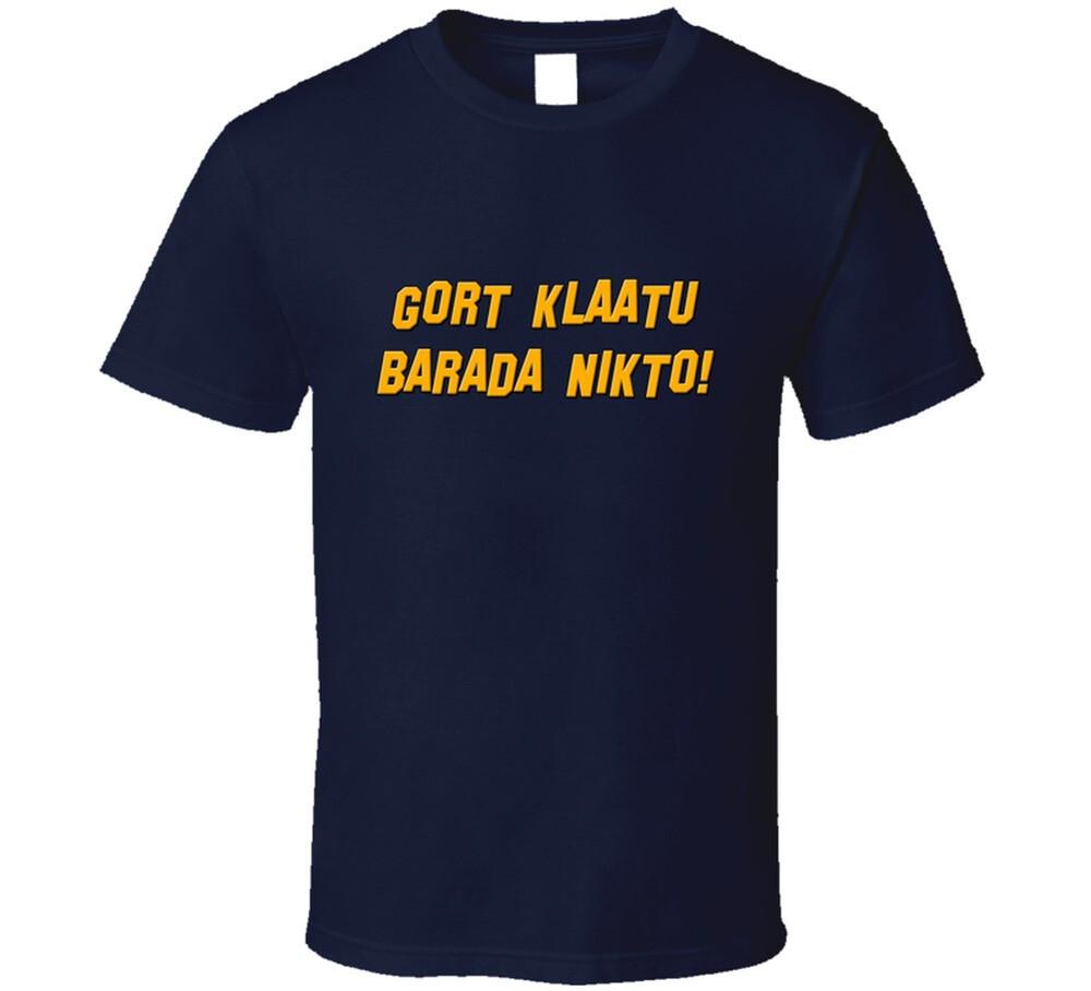 The Day the Earth Stood Still Gort Klaatu Barada Nikto T Shirt
