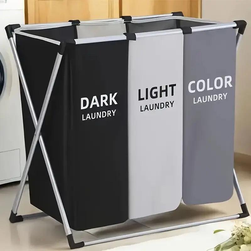 New Oxford Cloth Foldable Laundry Basket - Waterproof and Portable