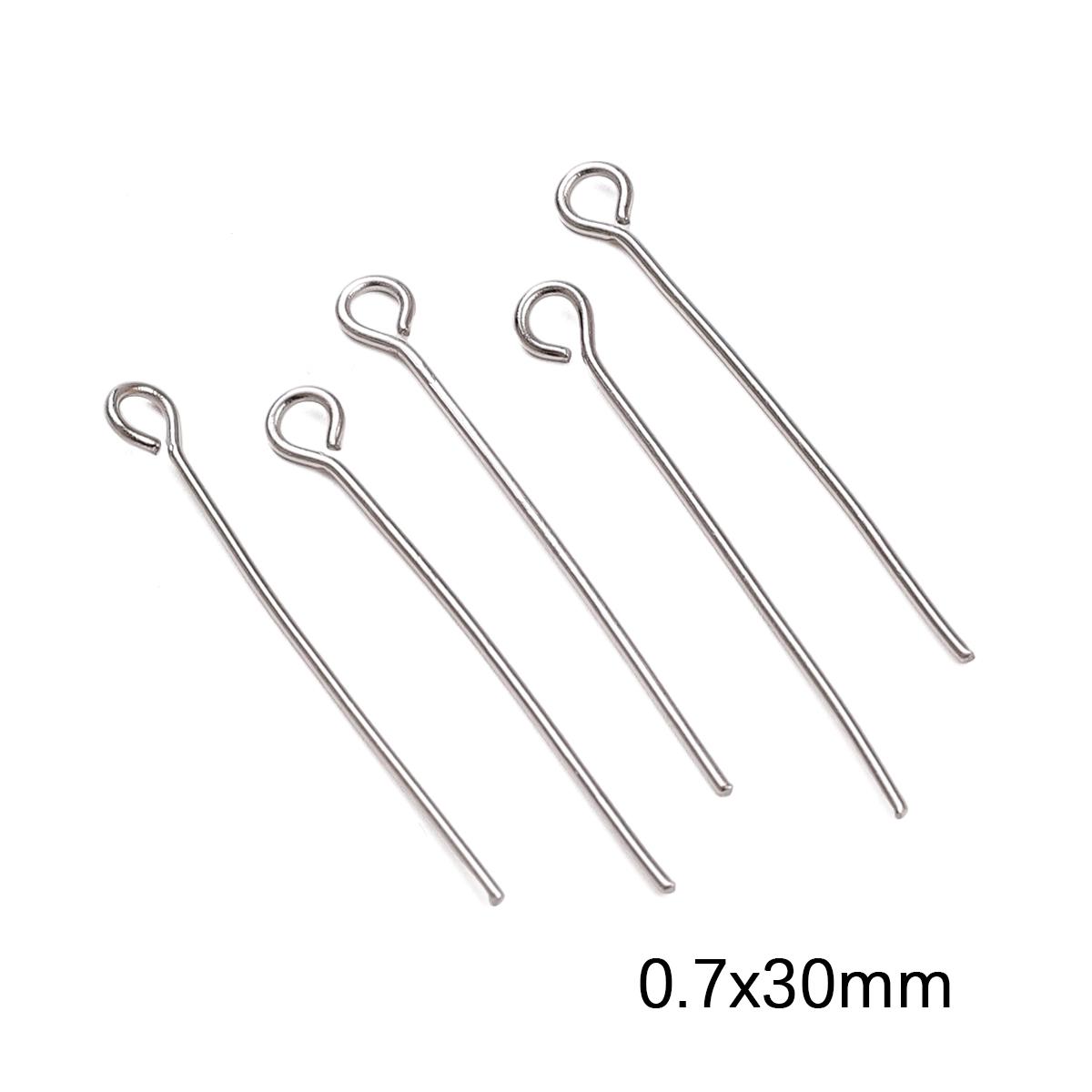 

Застежки Крючки Булавка Кольцо-лобстер для браслета Ожерелье Соединители DIY Изготовление ювелирных изделий Фурнитура Принадлежности C-0.7x30mm 20pcs