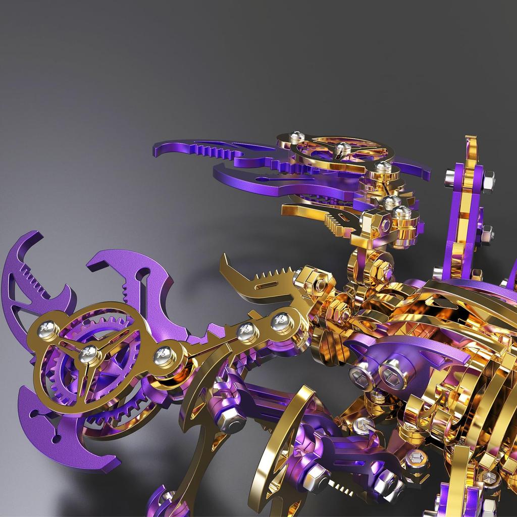 QUXOZHLU 3D Metal 3D Puzzle for 3D Metal Model Kit of Scorpion Puzzle, Adults,