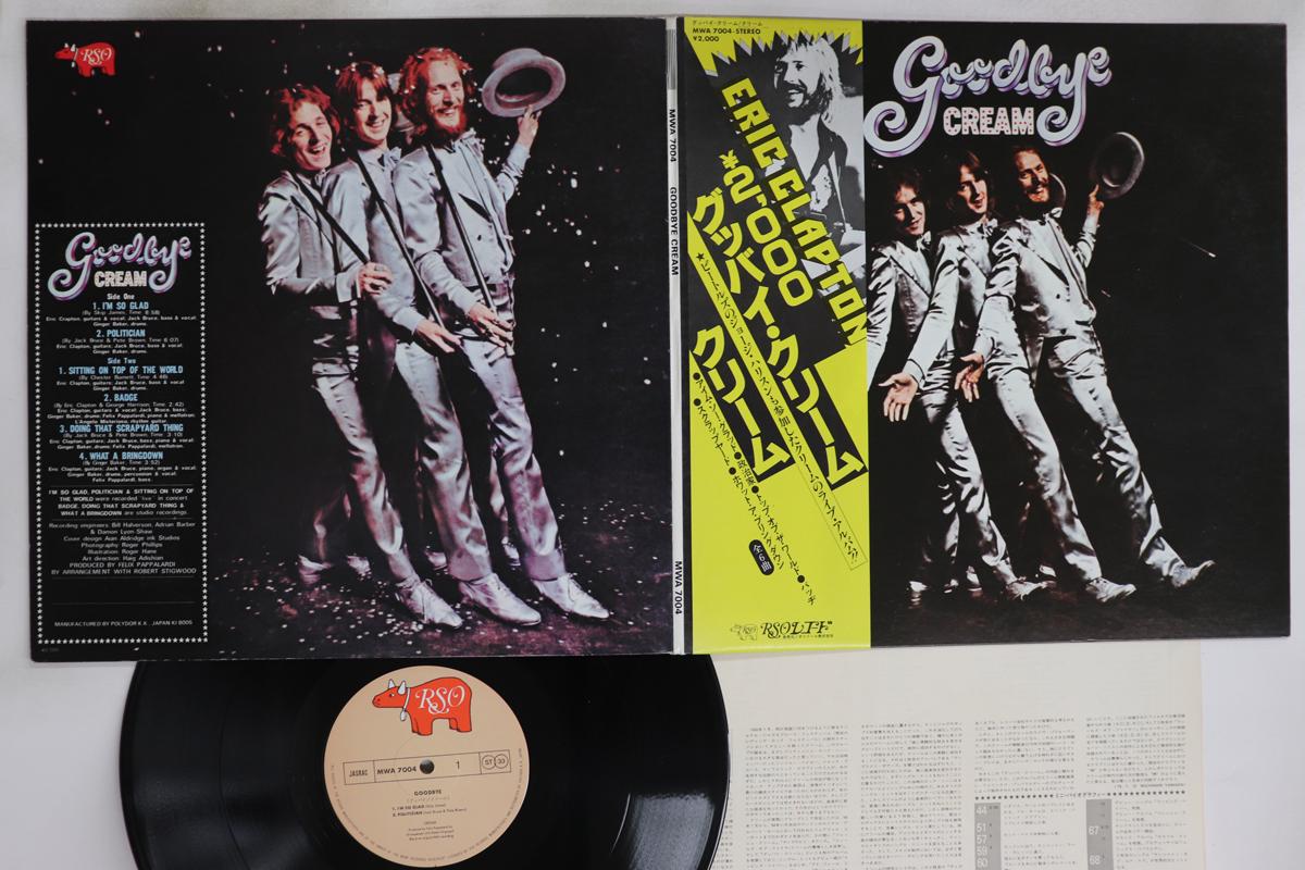 

LP Record CREAM - Goodbye MWA7004 RSO 1980 Japan Obi Rock Used