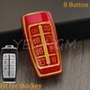 Soft Tpu Car Key Case For Genesis Key Fob Cover Keychain For Hyundai Gv80 Gv90 G70 G80 G90 Gv70 8 Buttons Accessories