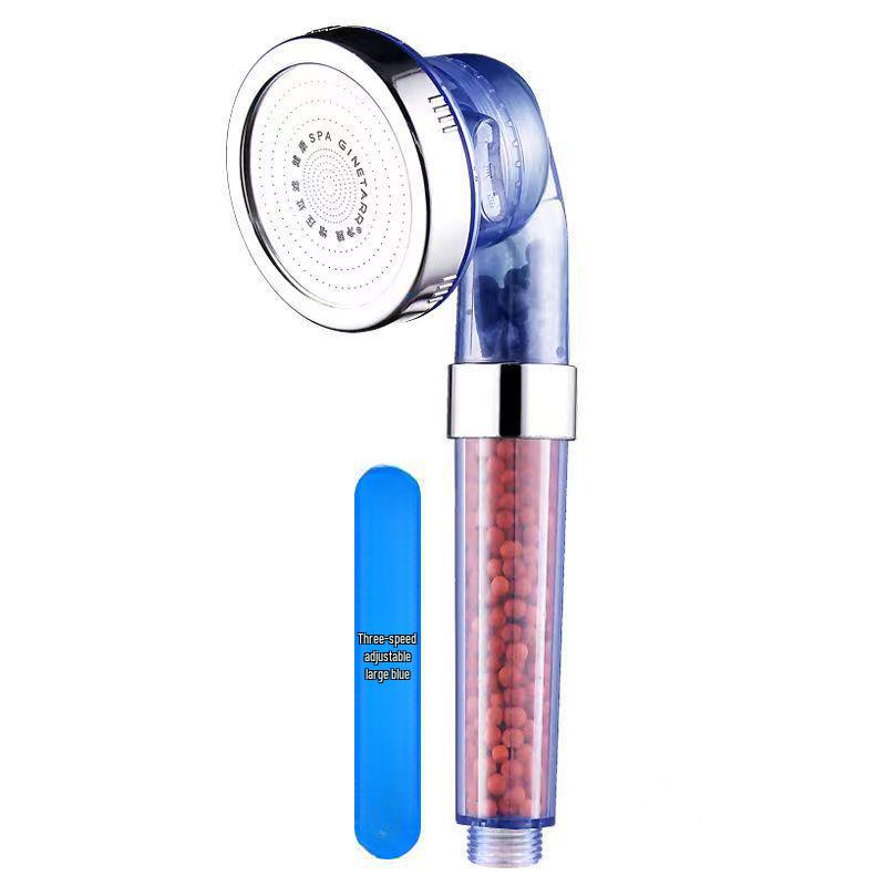 Trójbiegowa ręczna głowica prysznicowa jonowa