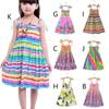 Girls Summer Bohemian Suspenders Beach Skirt Beach Skirt
