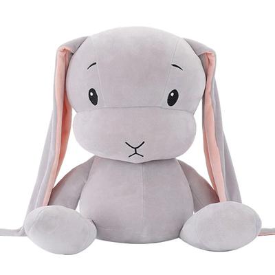 JOYMULTY Hito Hito Rabbit Attachment Doll, Gray, Korean Baby Products