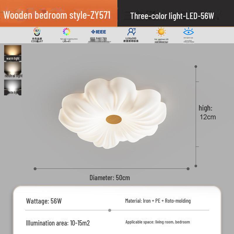 Modern Full Spectrum Eye Protection Ceiling Lamp 2023 for Living Room and Bedroom
