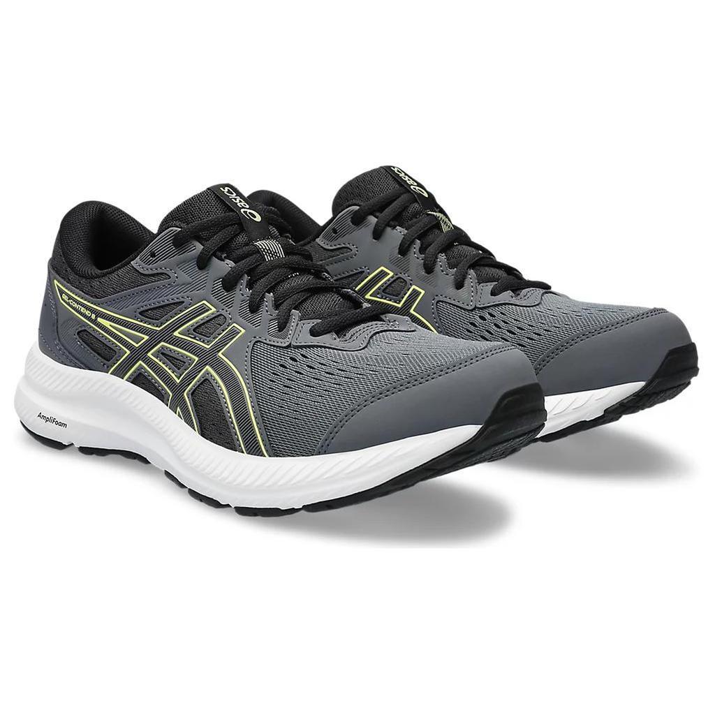 Asics Gel Contend 8 Comfortable Cushioning, Wear Resistant Low top Running Shoes Men's Black Gray 1011B492-026