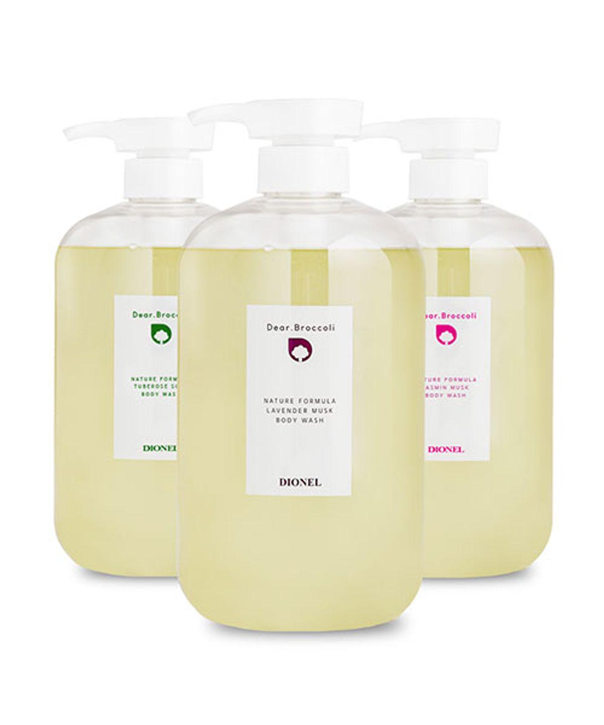 Dear Broccoli Body Wash 1000ml Lavender Musk 1000ml