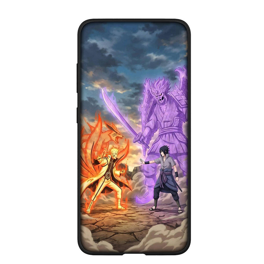 Phone Case for iPhone 17 15 16 Plus Redmi Note 14 12 11 13 Pro Max Huawei P30 P20 Lite OPPO A60 A40 A80 A38 A54 A17 Anime Uchiha Sasuke Narutos Cover