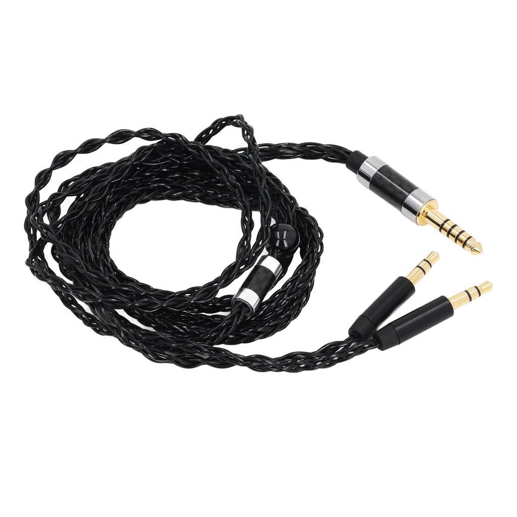 4.4mm Silver Plated Headphone Cable Replacement for AH D600 AH D7200 AH D7100 AH D9200 AH D5200 3.9ft