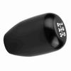 Car 5 Speed Manual Gear Shift Knob Shifter Lever Stick with 3 Adapters 8 10 12mm (Black)