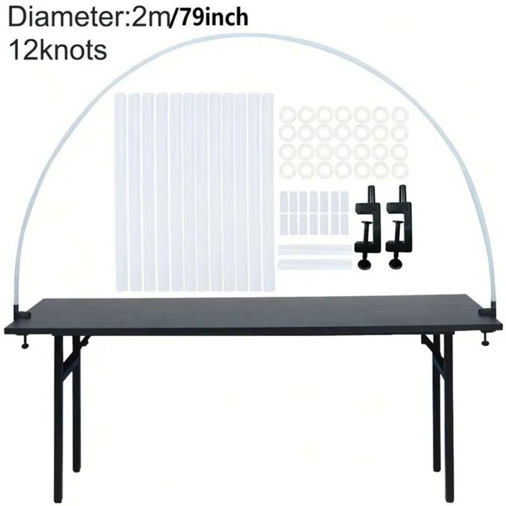 Easy Setup Table Balloon Stand Holder Adjustable Size Half Arch Balloon Support For Birthday Party
