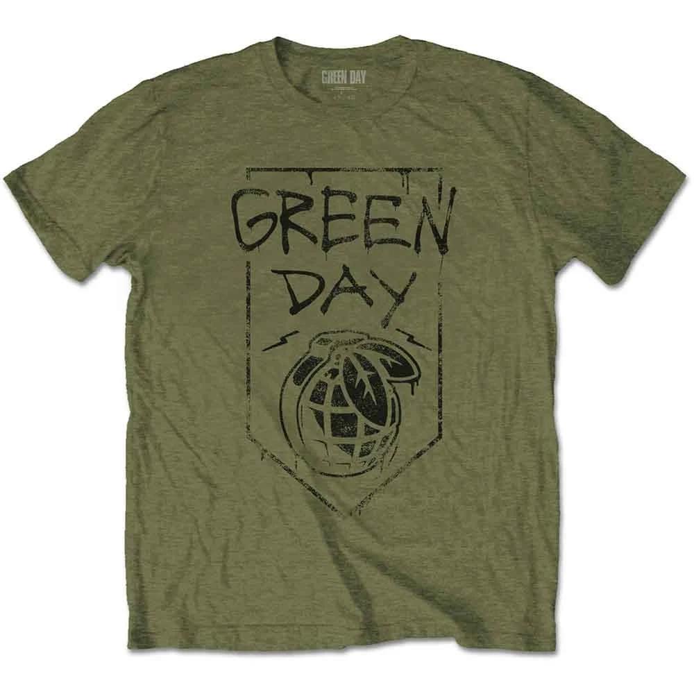 Официальная футболка мужская унисекс Green Day Organic Grenade L