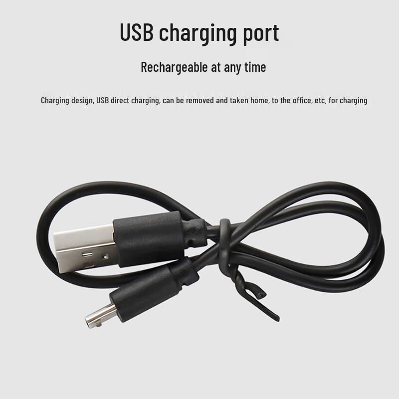 Dobíjecí přední světlo na kolo s elektrickým zvonkem