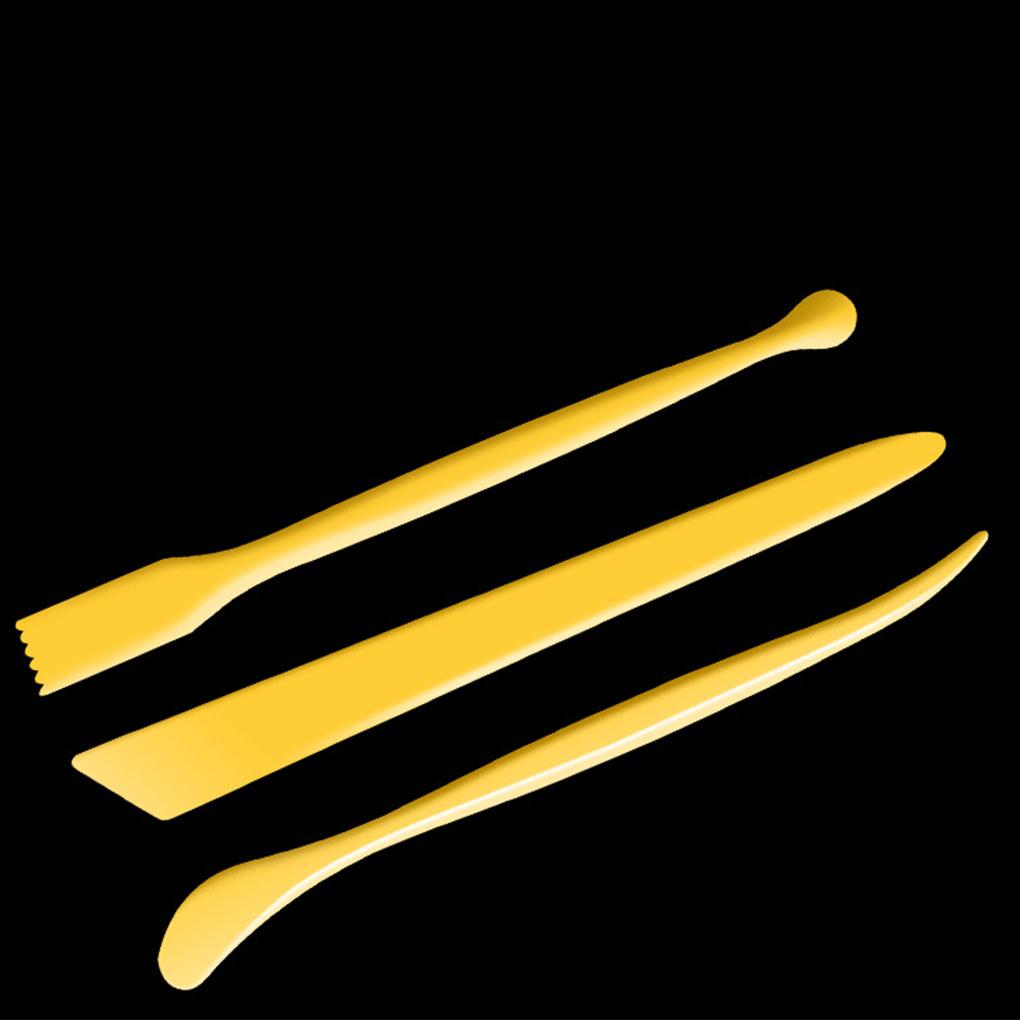 3 Pieces Clay Sculpting Kit Crafts Supplies Modeling Scraper Lightweight Decorating Pottery Tool Home Adults Professionals
