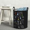 Laundry Collector Cluedo Rep Foldable Laundry Basket Large Storage Baby Washing Basket Home Organizer