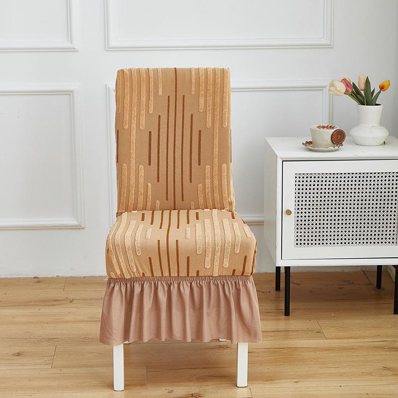 All-inclusive Elastic Chair Cover Backrest Seat Cushion One-piece Dining Chair Cover Same Stool Cover for Home Hotels and Hotels