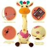 Repeating What You Say Dancing Talking Giraffe Toy with Glowing Swaying Dancing Giraffe Adjustable Volume Musical