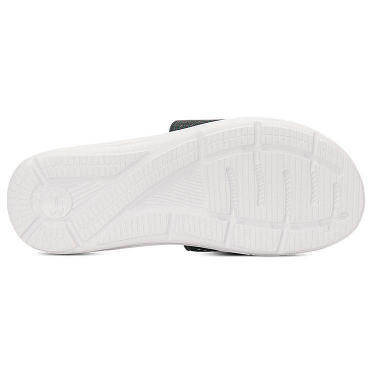 Under Armour Men's Ignite 6 Graphic Strap Slide Black Cerise 3024450-004