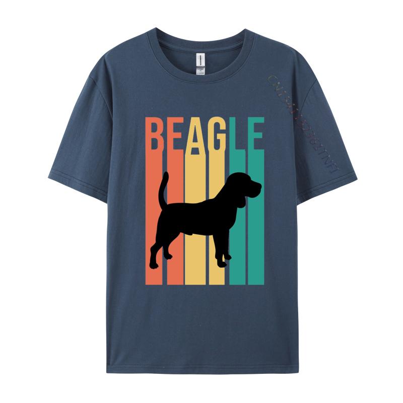 Beagle T Shirt Funny Dog Lover Shirt For Men Casual On Sale Cotton Tops Shirts Dog Silhouette Camisa for Men
