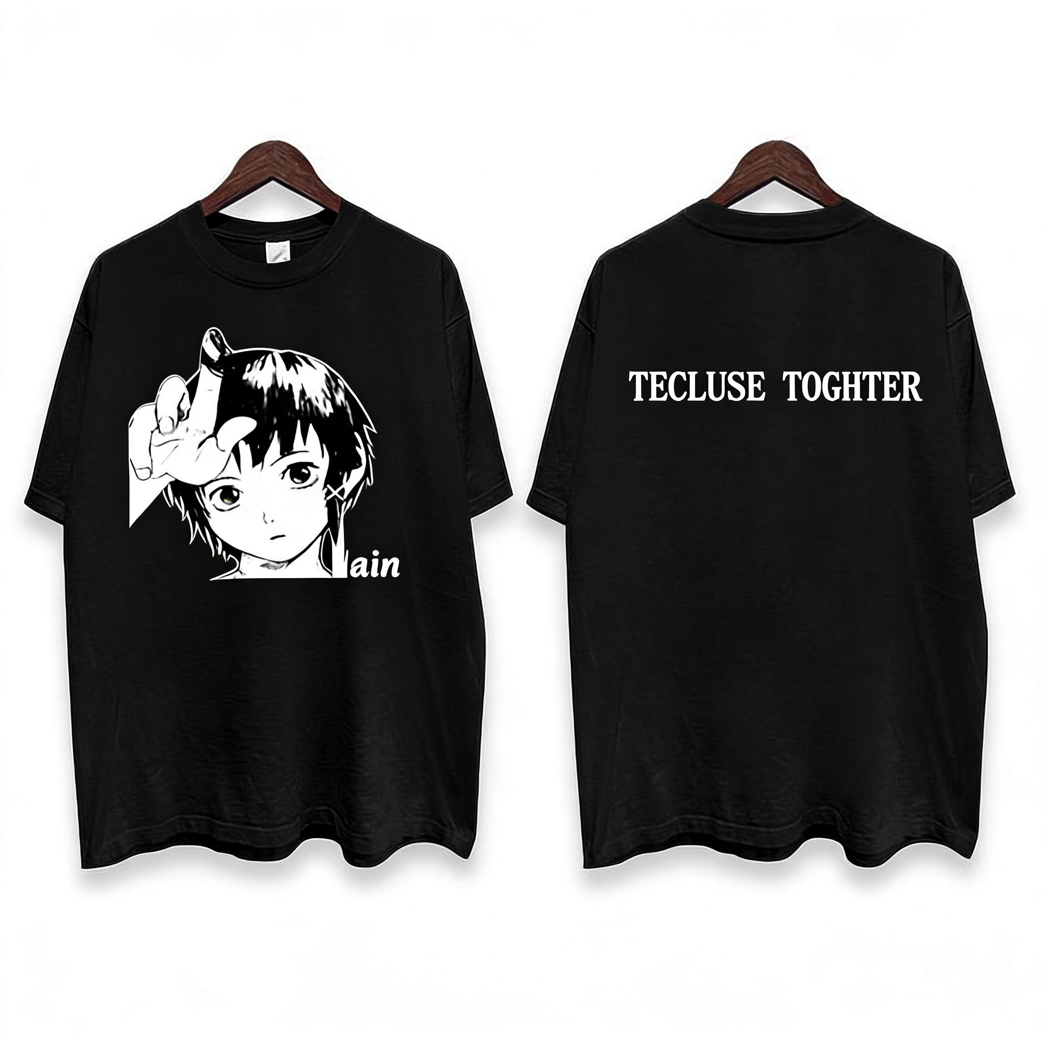 

New Fashion Trendy Cartoon Girl High Quality Cotton Summer New Unisex Fashion Loose Breathable Round Neck Short Sleeve Top S разноцветный