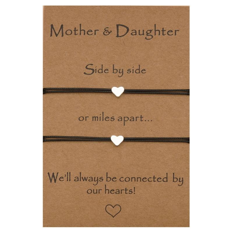 Bff Matching Bracelet for 2/3 Relationship Bracelets with Heart Charm Pendant for Creative Jewelry for Best Friends Coup