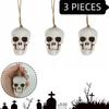 Dripping Skeleton Ornament With Halloween Ornament For Dining Room Porch Theme