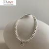 925 Sterling Silver Beaded Square Heart Bracelet For Women Simple Personality Cool Bracelet Korean Selling Jewelry