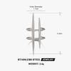 Stainless Steel Metal Geometric Line Open Rings For Women Vintage Gold Color Irregular Adjustable Finger Ring Aesthetic Jewelry