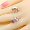 Shining Multicolor Zirconia   Jewelry Sets For Women Wedding Earrings Bracelet Rings Necklace Pendant Best Party Gift