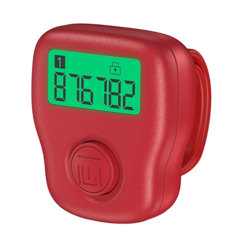 Portable Mini Rechargeable Digital Finger Ring Electronic Hand Tally Counter Silent Prayer Counter Clicker 9 Dropshipping
