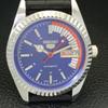 VINTAGE REFURBISHED SEIKO 5 AUTOMATIC 6309A JAPAN MENS BLUE DIAL WATCH a440807-4