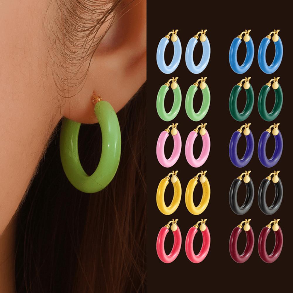 Gold European and American Exaggerated Large Earrings Women's New Trendy High-end Fashion Earrings Earrings