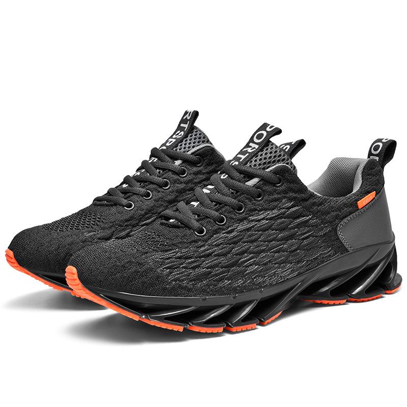 47 Large Flyknit Lace-up Men's Blade Running Shoes - Lightweight, Trendy, Casual Sports Footwear