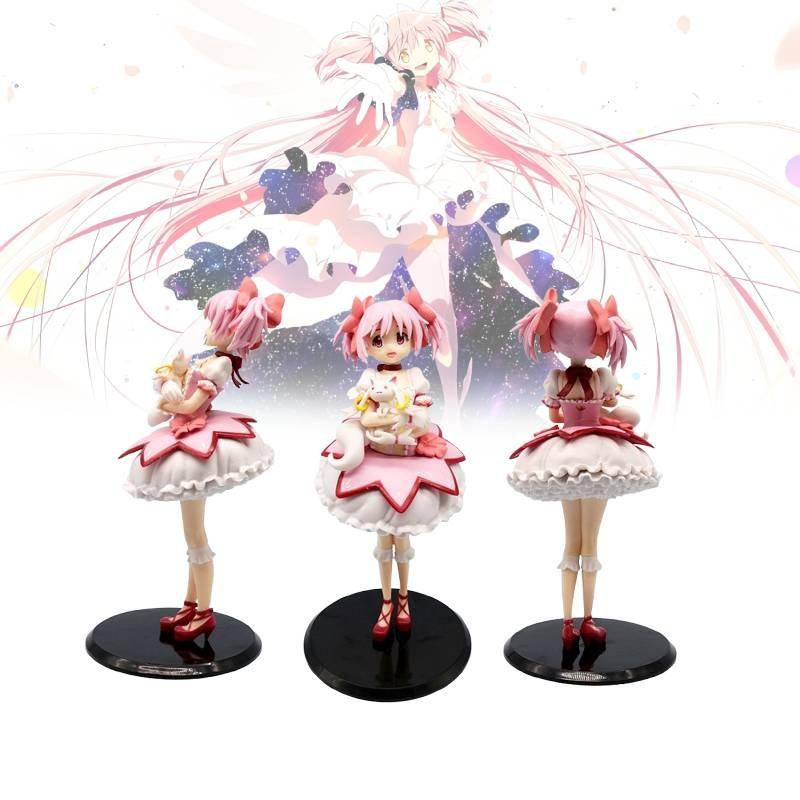 Stunning Puella Magi Madoka Magica Kaname Madoka Pvc Figure 22cm Collectible Model