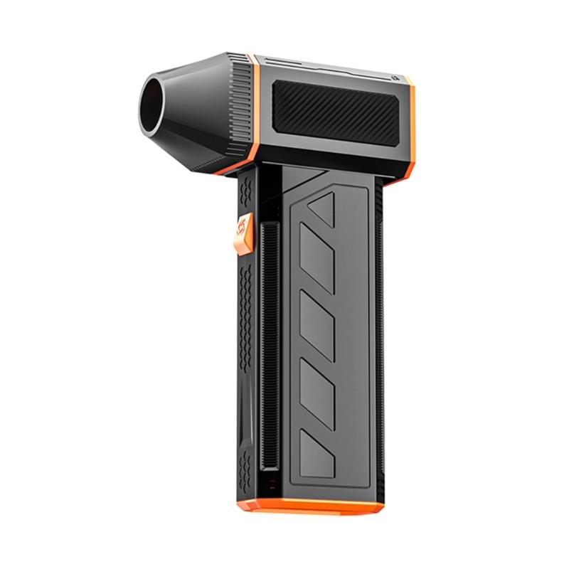 F31 Luftgebläse Leistungsstarker Jet-Ventilator 2500mAh Akku, 120000 U/min Motor Einstellbar zum Aufblasen, Reinigen und Trocknen